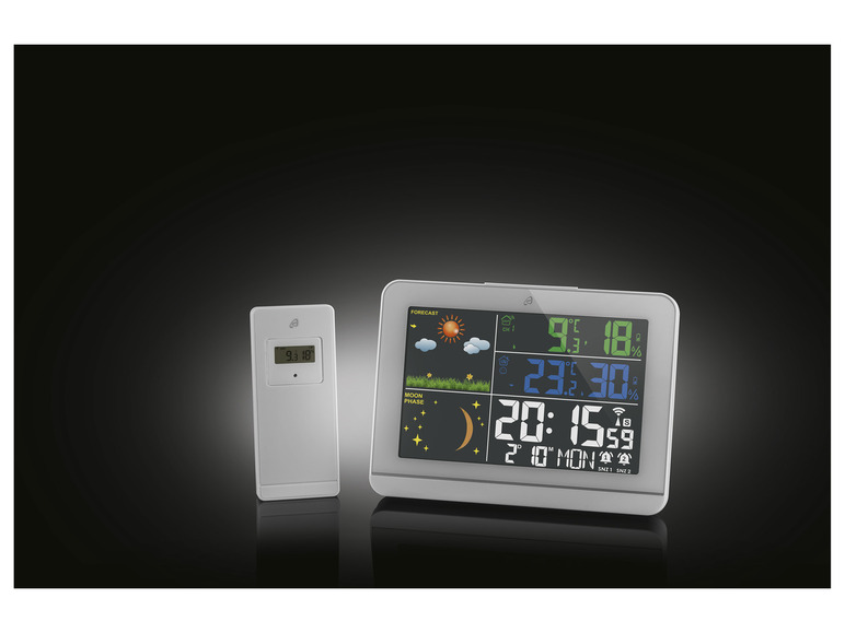AURIOL® Funkwetterstation, mit Farbdisplay Bis zu 50% Rabatt