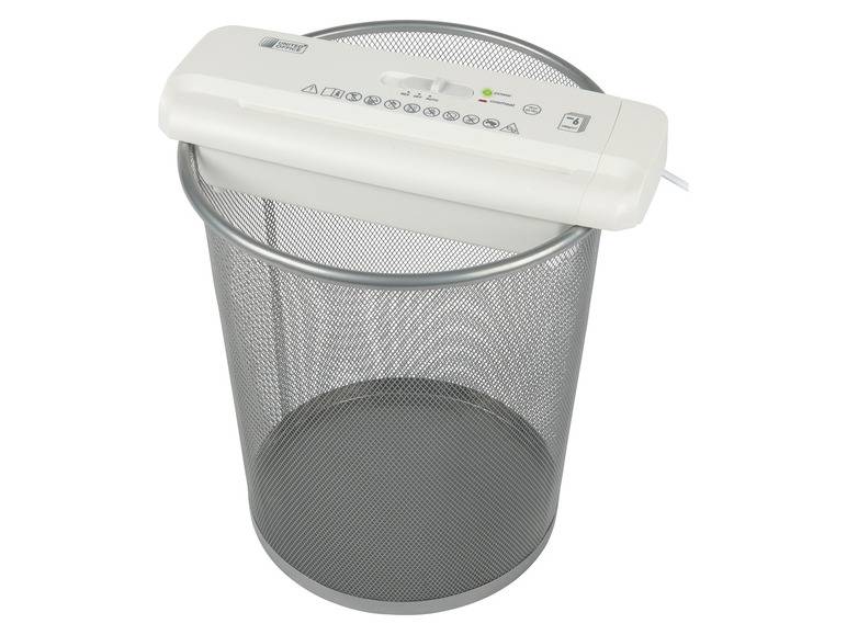UNITED OFFICE® Aktenvernichter-Papierkorbaufsatz, 6 Blatt A4, mit ausziehbarem Teleskoparm Bis zu 65% Rabatt