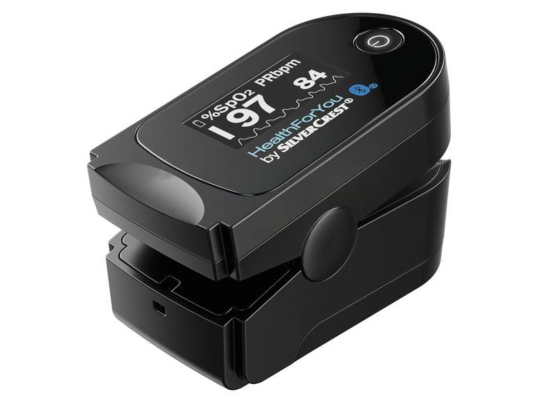 SILVERCREST® PERSONAL CARE Pulsoximeter »SPO 55«, mit HealthForYou- App Rabatte dieses Monats