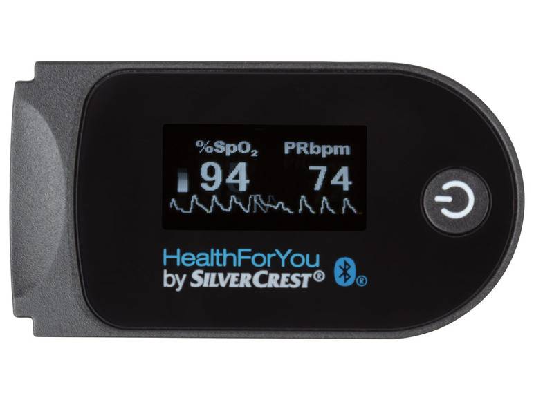 SILVERCREST® PERSONAL CARE Pulsoximeter »SPO 55«, mit HealthForYou- App Rabatte dieses Monats