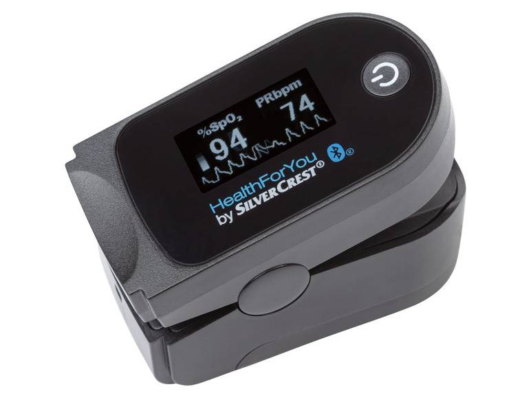 SILVERCREST® PERSONAL CARE Pulsoximeter »SPO 55«, mit HealthForYou- App Rabatte dieses Monats