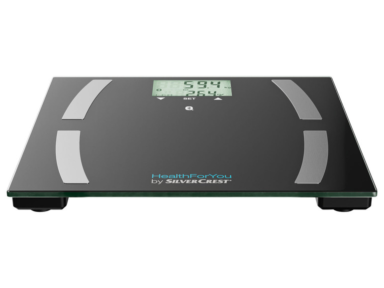 SILVERCREST® PERSONAL CARE Diagnosewaage, mit „HealthForYou“-App Fabrikverkauf