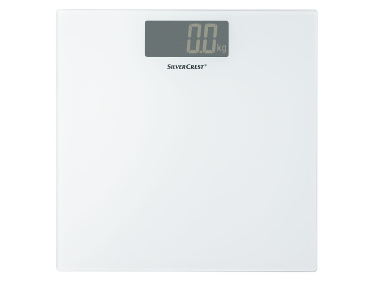 SILVERCREST® PERSONAL CARE Personenwaage, Slim Design, aus Glas Rabatt