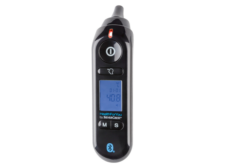 SILVERCREST® PERSONAL CARE Multifunktionsthermometer SFT 81, mit App Cyber Monday