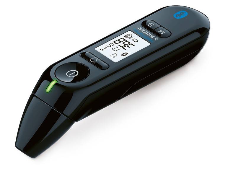 SILVERCREST® PERSONAL CARE Multifunktionsthermometer SFT 81, mit App Cyber Monday