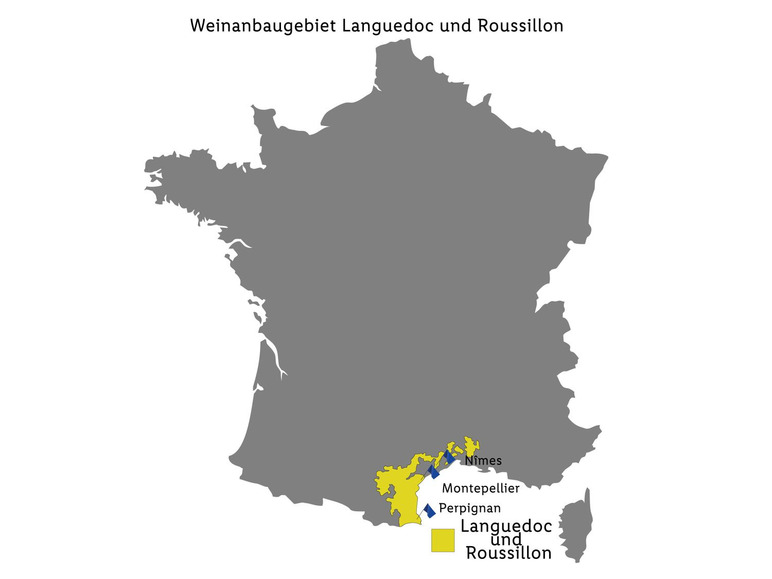 Costières de Nîmes AOP trocken, Rotwein 2022 Große Rabatte