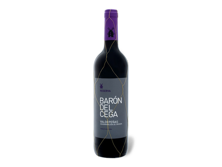 Barón del Cega Valdepenas DO Reserva trocken, Rotwein 2018 Neuheiten