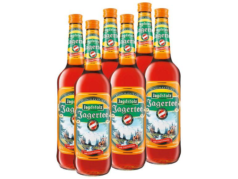 6 x 0,7-l-Flasche Jagdstolz Jagertee 40% Vol Tägliche Deals