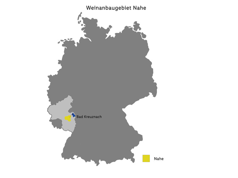 Riesling Scheurebe Nahe QbA halbtrocken, Weißwein 2023 Sonderangebote