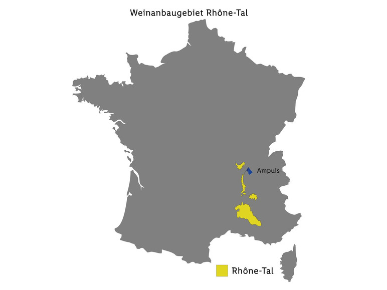 Côtes du Rhône Villages AOP trocken, Rotwein 2022 Tiefpreis