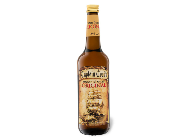 JAMES COOK Captain Cook´s Smooth & Spiced (Rum-Basis) 35% Vol Nur noch ein Tag übrig