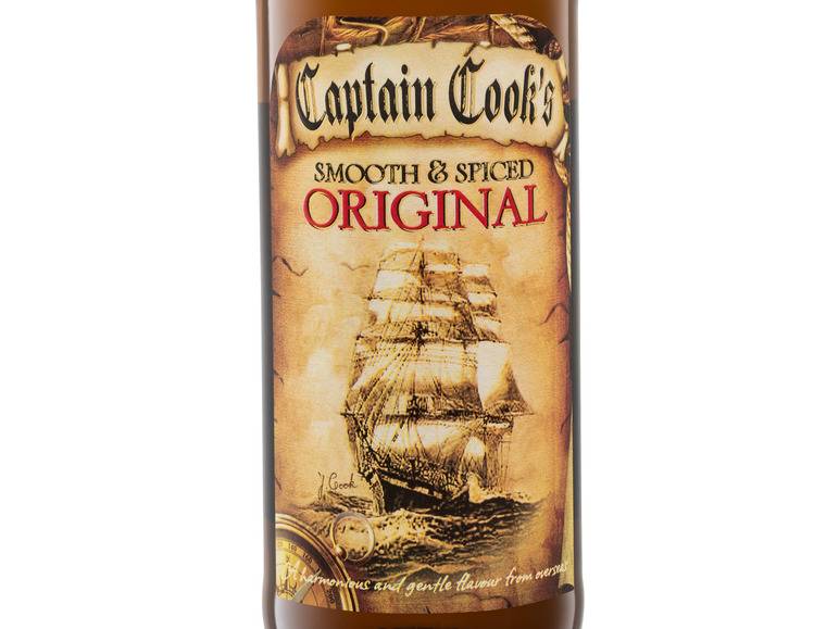 JAMES COOK Captain Cook´s Smooth & Spiced (Rum-Basis) 35% Vol Nur noch ein Tag übrig
