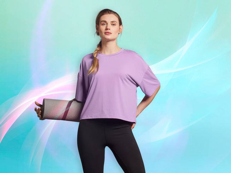 CRIVIT Damen Funktionsshirt mit dynamischer Kühltechnologie Schlussverkauf