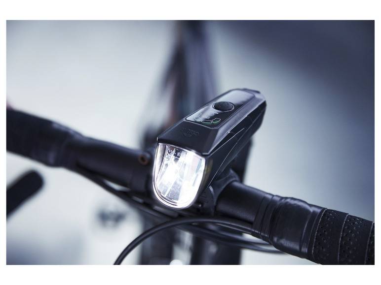 CRIVIT LED-Fahrradleuchten-Set, selbstabblendend Günstiger Verkauf