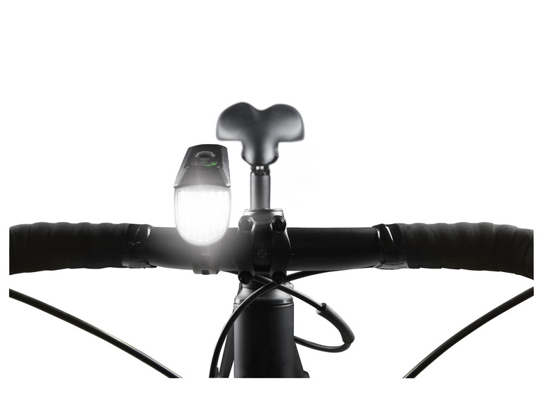 CRIVIT LED-Fahrradleuchten-Set, selbstabblendend Günstiger Verkauf