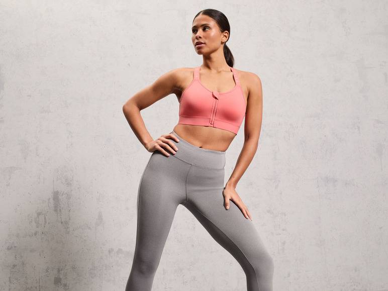 CRIVIT Damen Sportbustier, High-Level, mit Mesh-Einsätzen Günstig kaufen