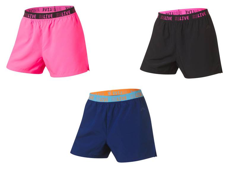 CRIVIT Damen Funktionsshorts mit seitlichen Eingriffstaschen Versandkostenfrei