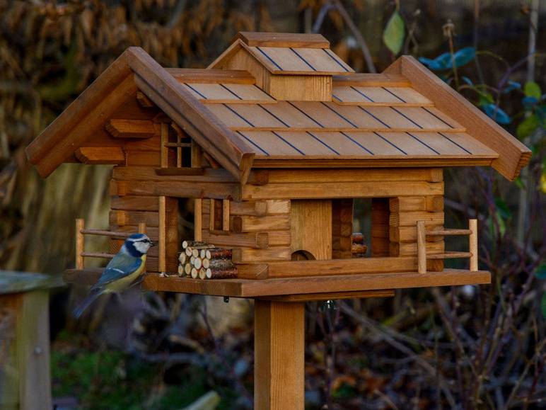 dobar Vogelfutterhaus »Tirol«, inkl. Standfuß, H 117 cm, aus Holz Vatertagsangebot