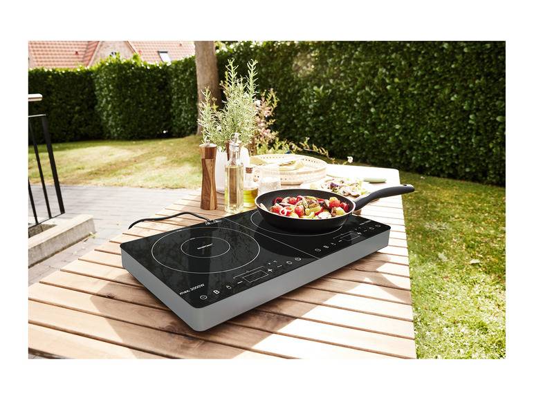 SILVERCREST® KITCHEN TOOLS Doppelinduktionskochplatte »SDI 3500 E1« Valentinstagsangebot