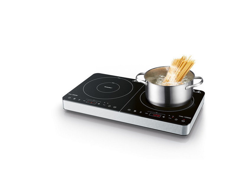 SILVERCREST® KITCHEN TOOLS Doppelinduktionskochplatte »SDI 3500 E1« Valentinstagsangebot
