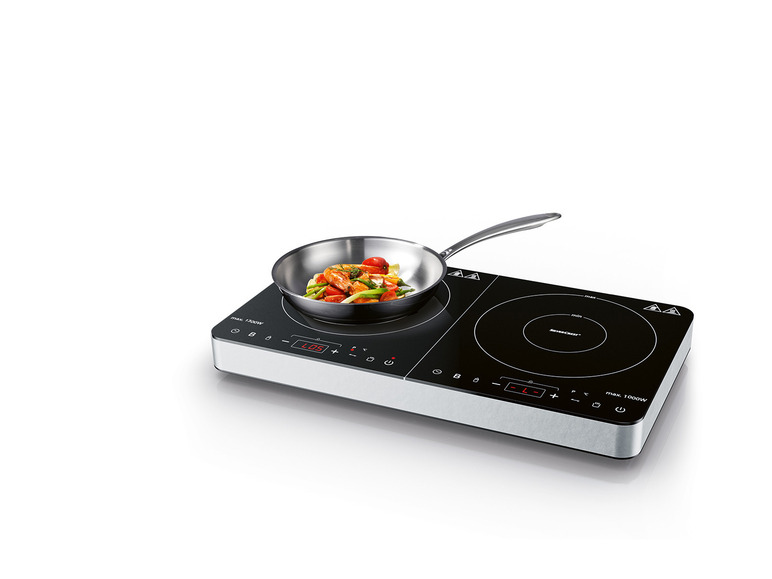 SILVERCREST® KITCHEN TOOLS Doppelinduktionskochplatte »SDI 3500 E1« Valentinstagsangebot