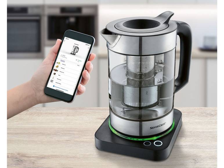 SILVERCREST® KITCHEN TOOLS Wasserkocher Smart »SWS 3000 A1«, 1,7 l Lagerräumung