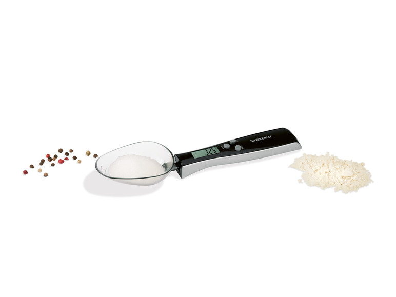 SILVERCREST® KITCHEN TOOLS Digitale Löffelwaage, spülmaschinengeeignet Tägliche Deals