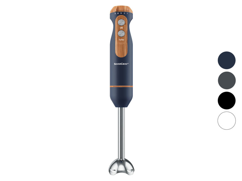 SILVERCREST® KITCHEN TOOLS Stabmixer-Set »SSSH 600 A1«, 3in1 mit Elementen in Holzoptik