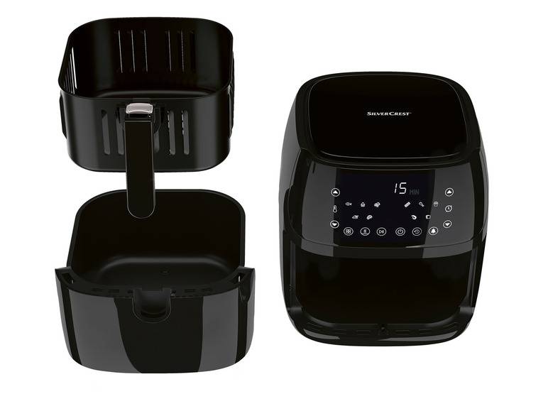 SILVERCREST® KITCHEN TOOLS Digitale Heißluft-Fritteuse XL, »SHFD 2150 A2« 2150 W Vierteljährliche Förderung