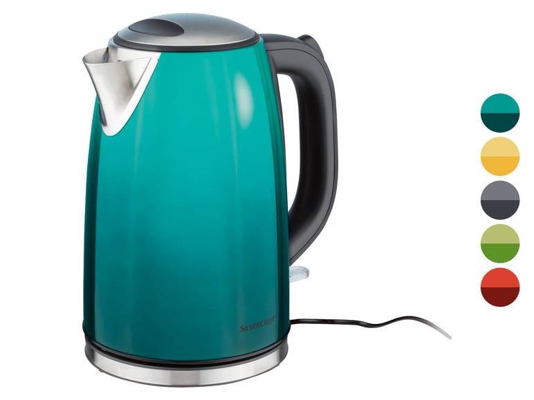 SILVERCREST® KITCHEN TOOLS Wasserkocher SWC 3100 B1, Edelstahl, 1,7 L Nur noch ein Tag übrig