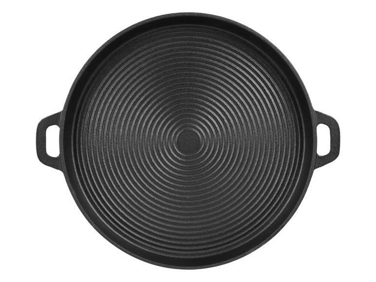 GRILLMEISTER Gusseiserne Grillplatte/ Grillpfanne