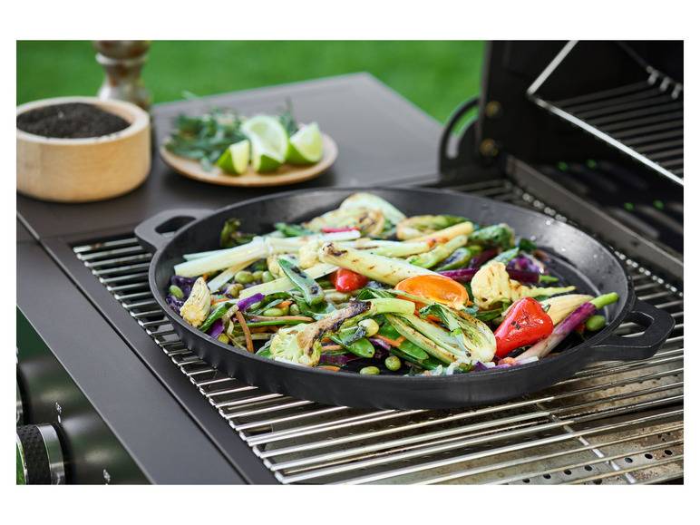 GRILLMEISTER Gusseiserne Grillplatte/ Grillpfanne Black Friday Preise