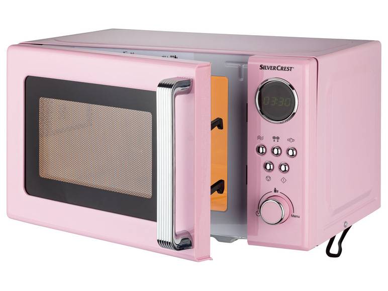 SILVERCREST® KITCHEN TOOLS Mikrowelle »SMWC 700 C1«, 17l, 700 W rosa Im Verkauf