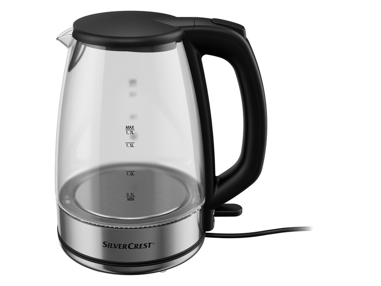 SILVERCREST® KITCHEN TOOLS Glas-Wasserkocher »SWGF 3000 C2«, mit LED-Farbwechsel, 1,7 l