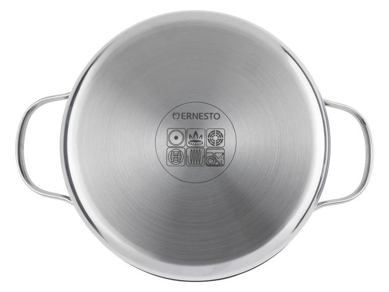 ERNESTO® Edelstahl-Topf, mit Deckel, Ø 20 cm Rabatte dieses Monats