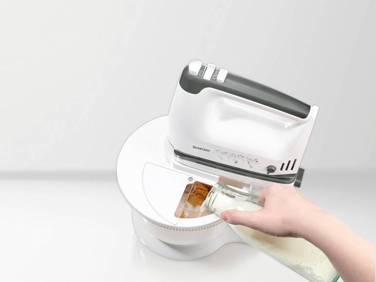 SILVERCREST® KITCHEN TOOLS Handmixer SHMS 300 C2 mit Schüssel und Spritzschutz Verkauf
