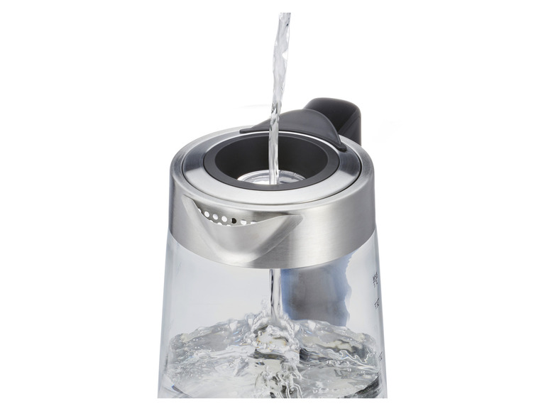 SILVERCREST® KITCHEN TOOLS Digitaler Glas-Wasserkocher »SWGD 3000 A2«, mit Farbwechsel Fabrikverkauf