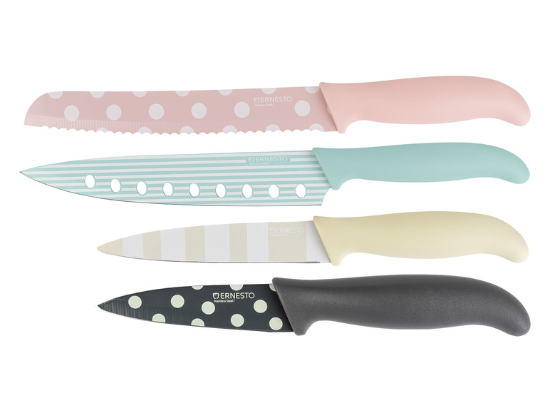 ERNESTO® Edelstahl-Messerset, 4-teilig