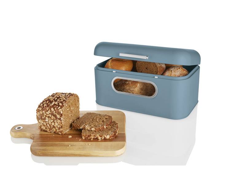 ERNESTO® Brotkasten, mit Sichtfenster, aus Metall Sonderangebot