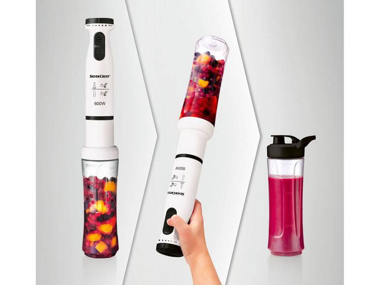 SILVERCREST® KITCHEN TOOLS Stabmixer »SSMS 600 A1«, mit Smoothiemakeraufsatz Begrenztes Angebot