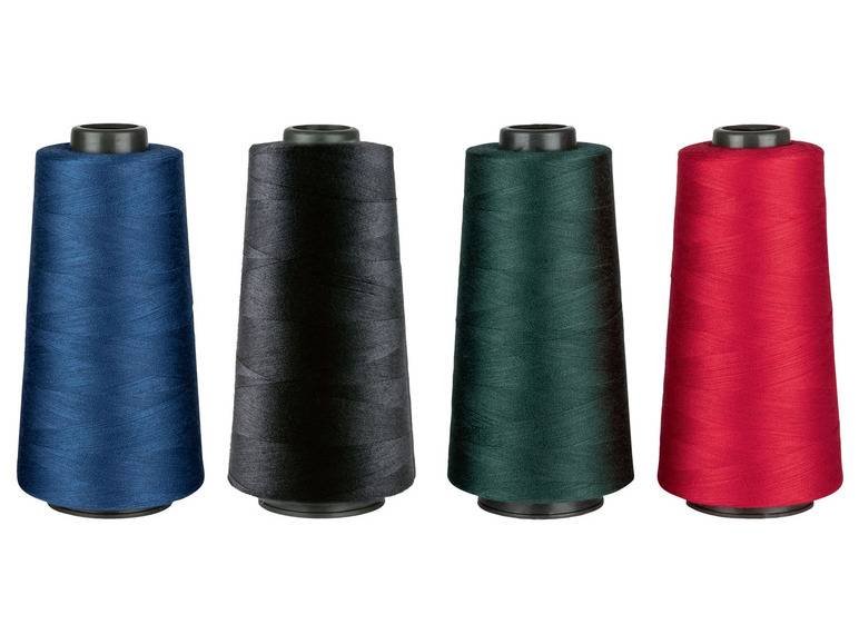 crelando® Overlock Nähgarnspule 2.500m 4er Saisonschlussverkauf