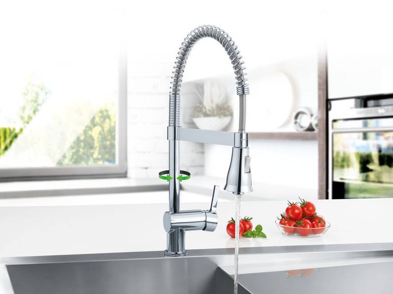 LIVARNO home Spültischarmatur, mit Spiralfeder / Gummischlauch Neuheiten
