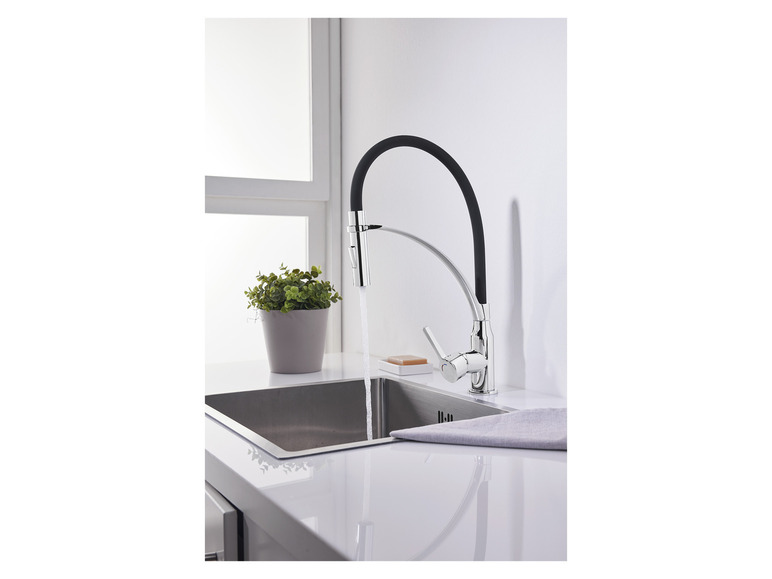LIVARNO home Küchenarmatur mit Spiralfeder / Gummischlauch Saisonale Angebote