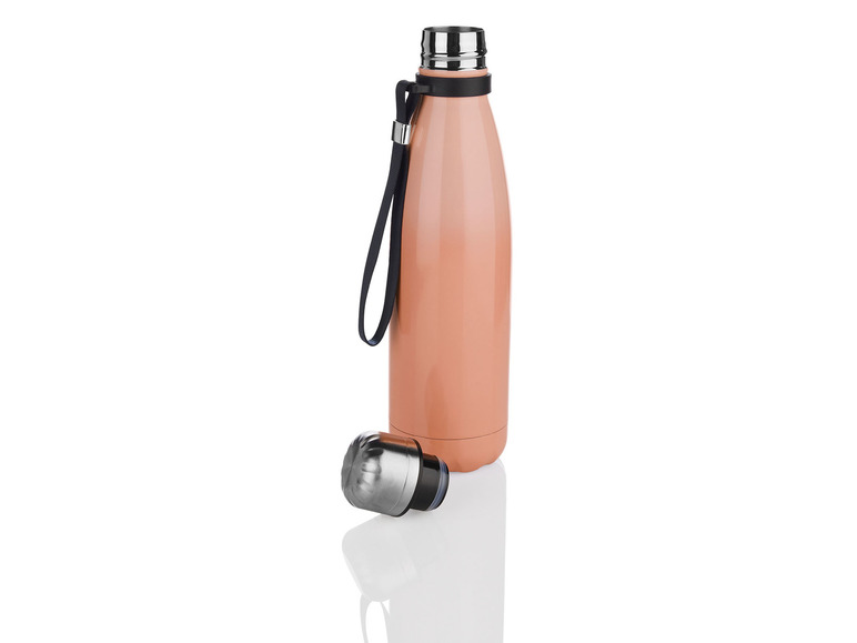 ERNESTO® Edelstahl-Isolierflasche, 0,5 l, mit Schlaufe