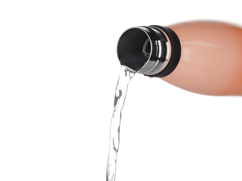 ERNESTO® Edelstahl-Isolierflasche, 0,5 l, mit Schlaufe Kauf eins, bekomm eins gratis