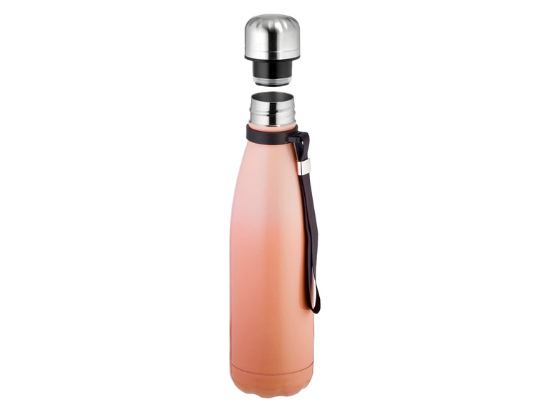 ERNESTO® Edelstahl-Isolierflasche, 0,5 l, mit Schlaufe Kauf eins, bekomm eins gratis