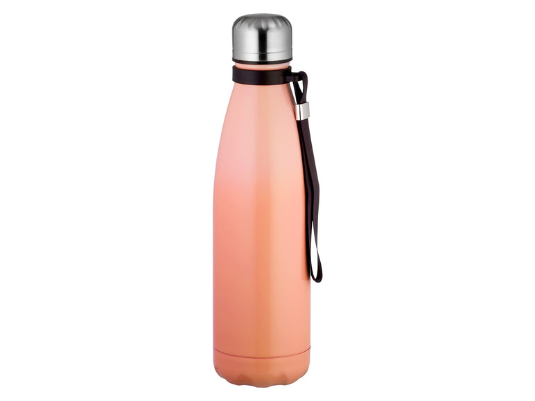 ERNESTO® Edelstahl-Isolierflasche, 0,5 l, mit Schlaufe Kauf eins, bekomm eins gratis