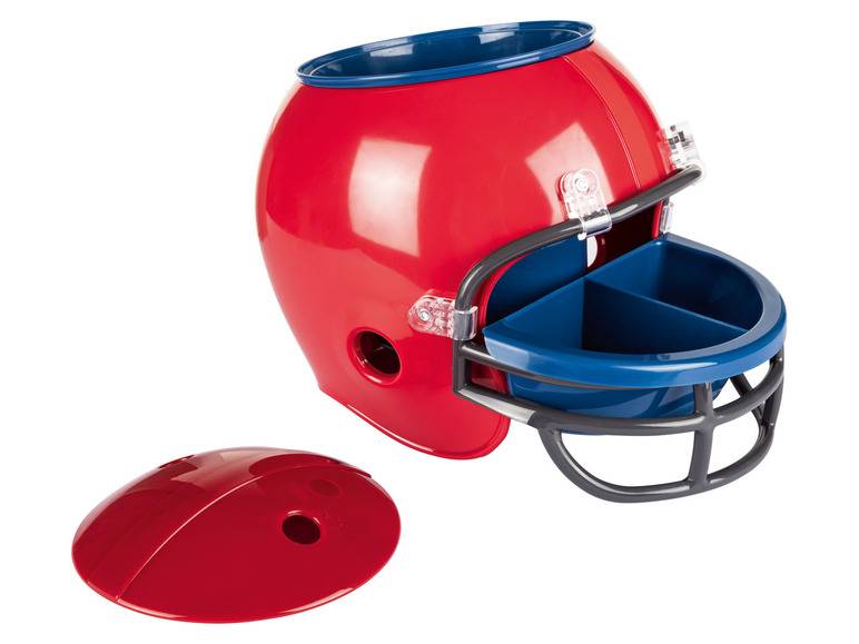 ERNESTO® Snackhelm, Football-Helm-Optik, herausnehmbare Behälter