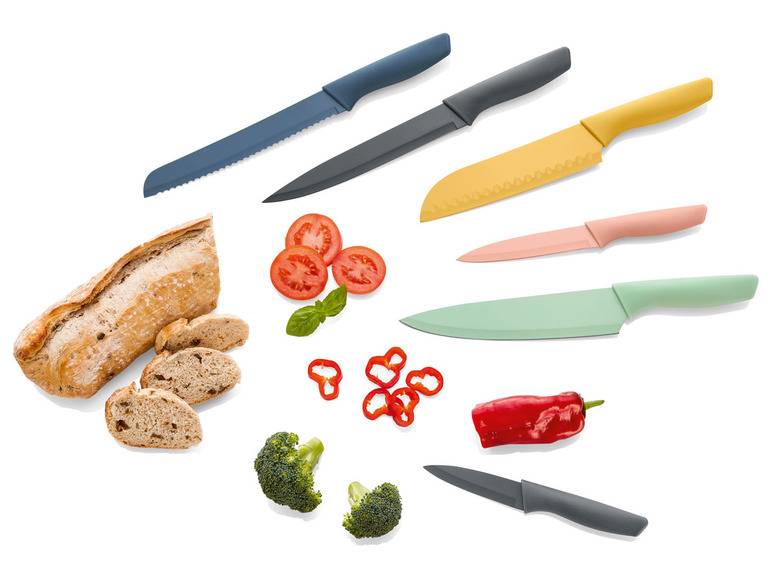 ERNESTO® Messer-Set, mit Klingenschutz, 6 Stück Neueste Stile