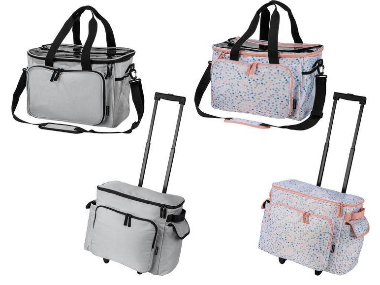 TOPMOVE® Strickzubehör-Tasche oder Nähmaschinen-Trolley